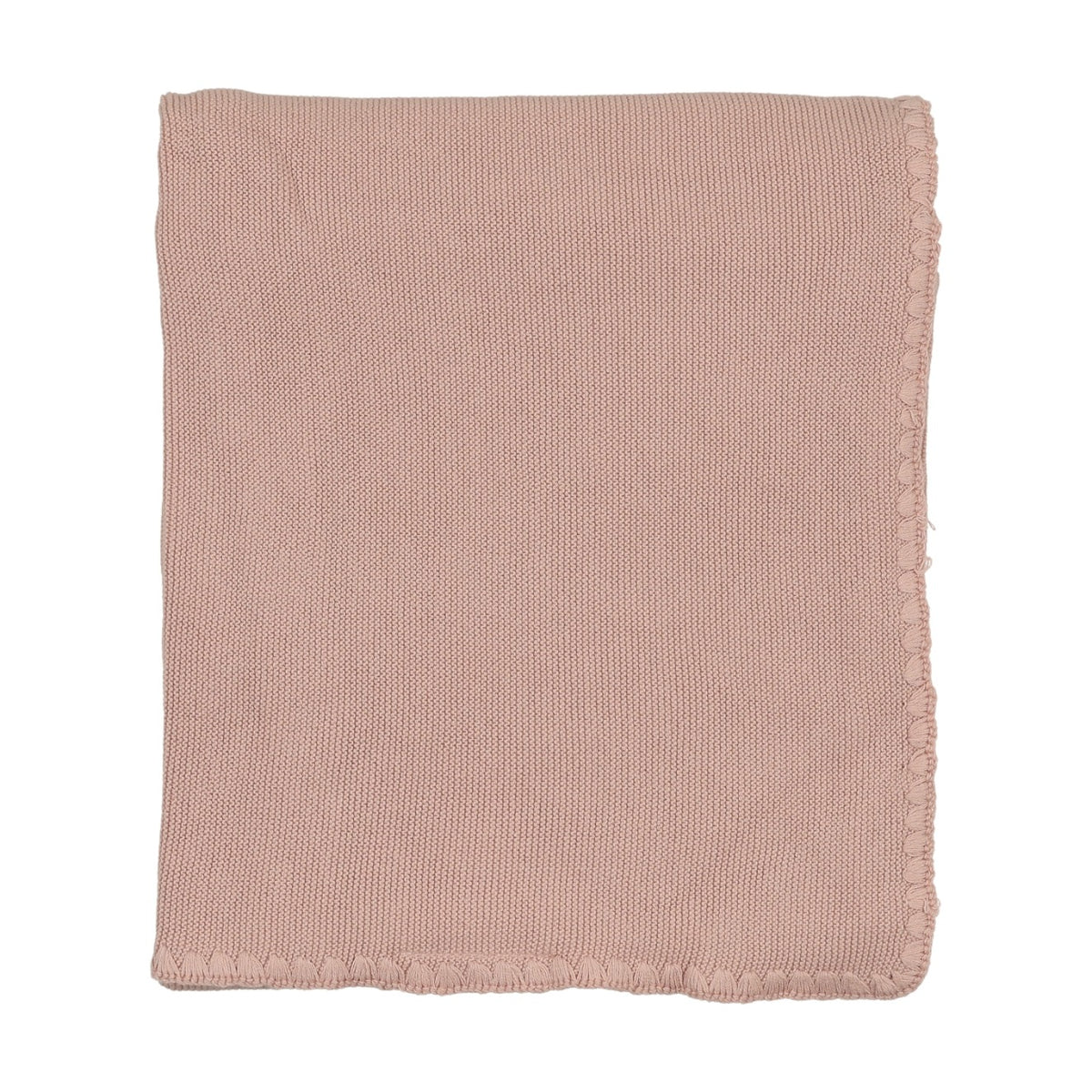 Embroidered edge knit Blanket-3