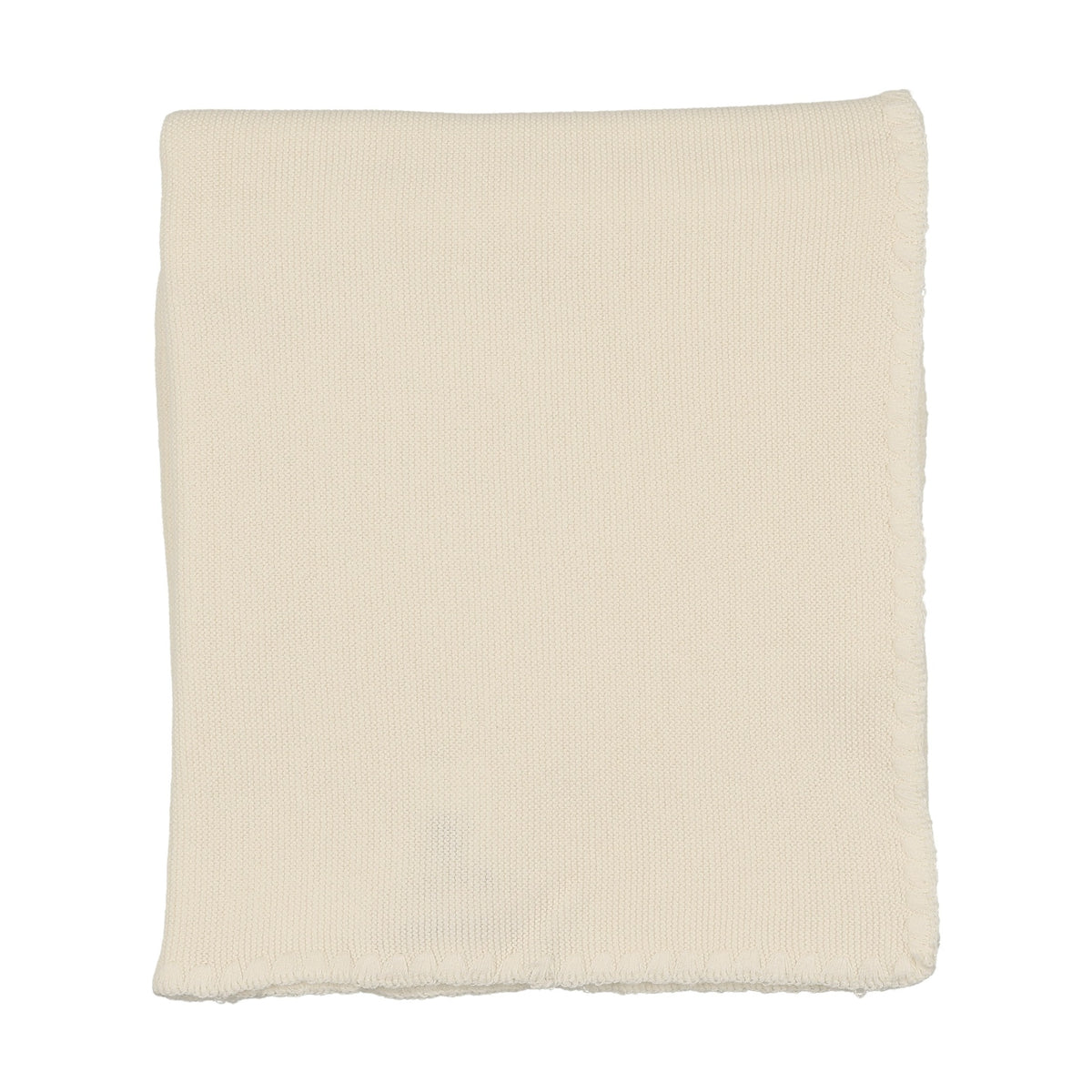 Embroidered edge knit Blanket-4