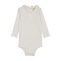 Lace collar onesie