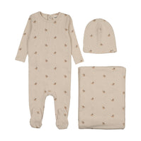 Teddy Bear print three piece set