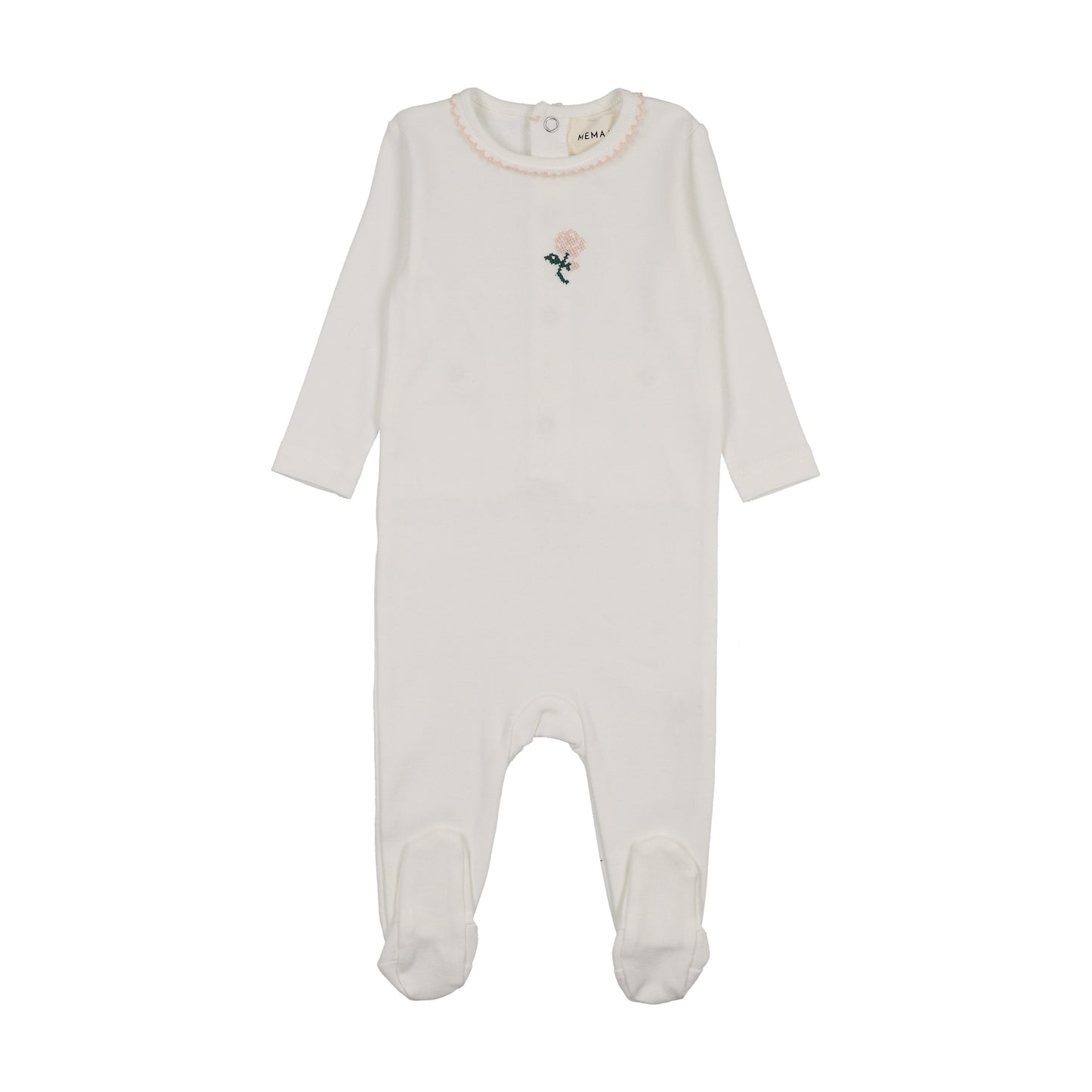 EMBROIDERED FOOTIE