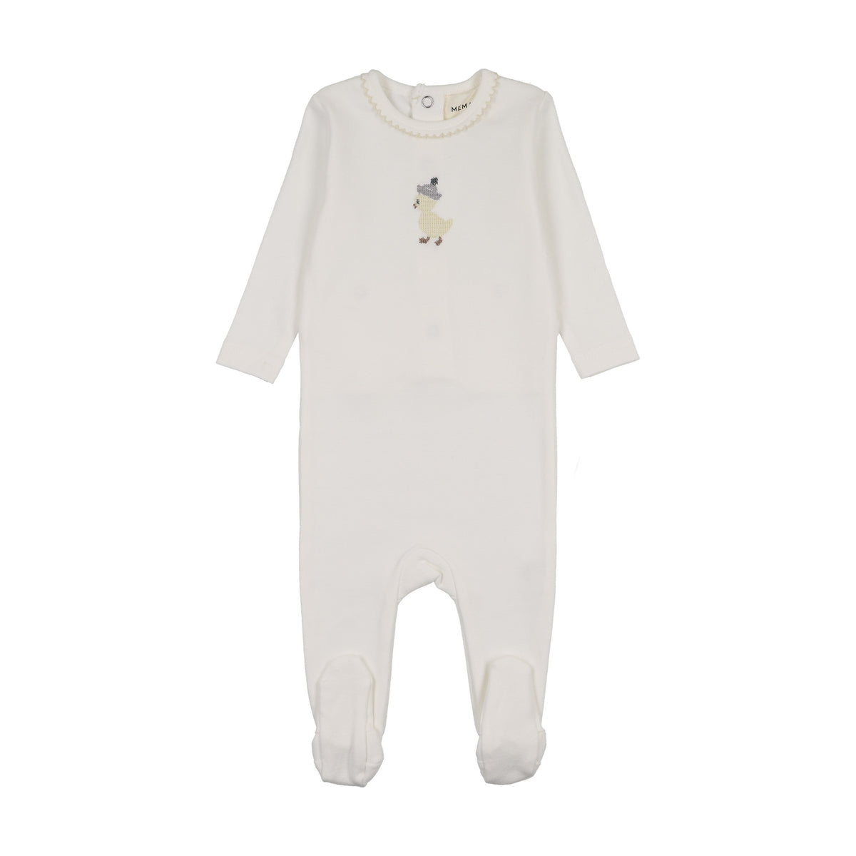 EMBROIDERED FOOTIE-3