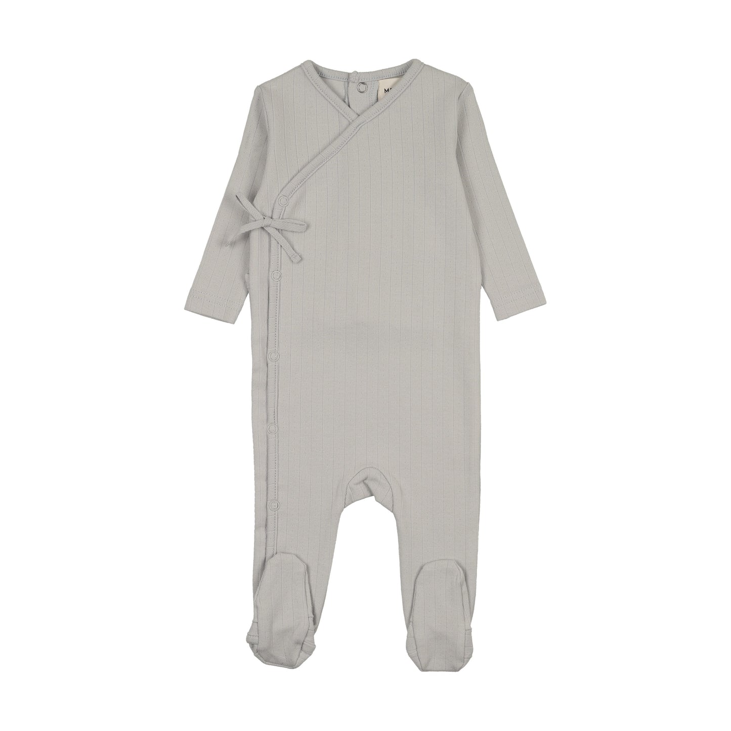 POINTELLE MOCK WRAP FOOTIE
