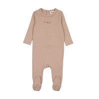 FLORAL EMBROIDERY FOOTIE
