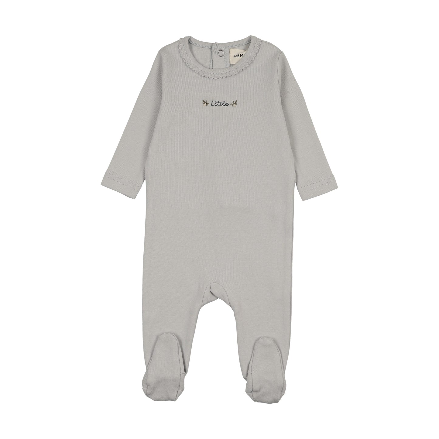 FLORAL EMBROIDERY FOOTIE