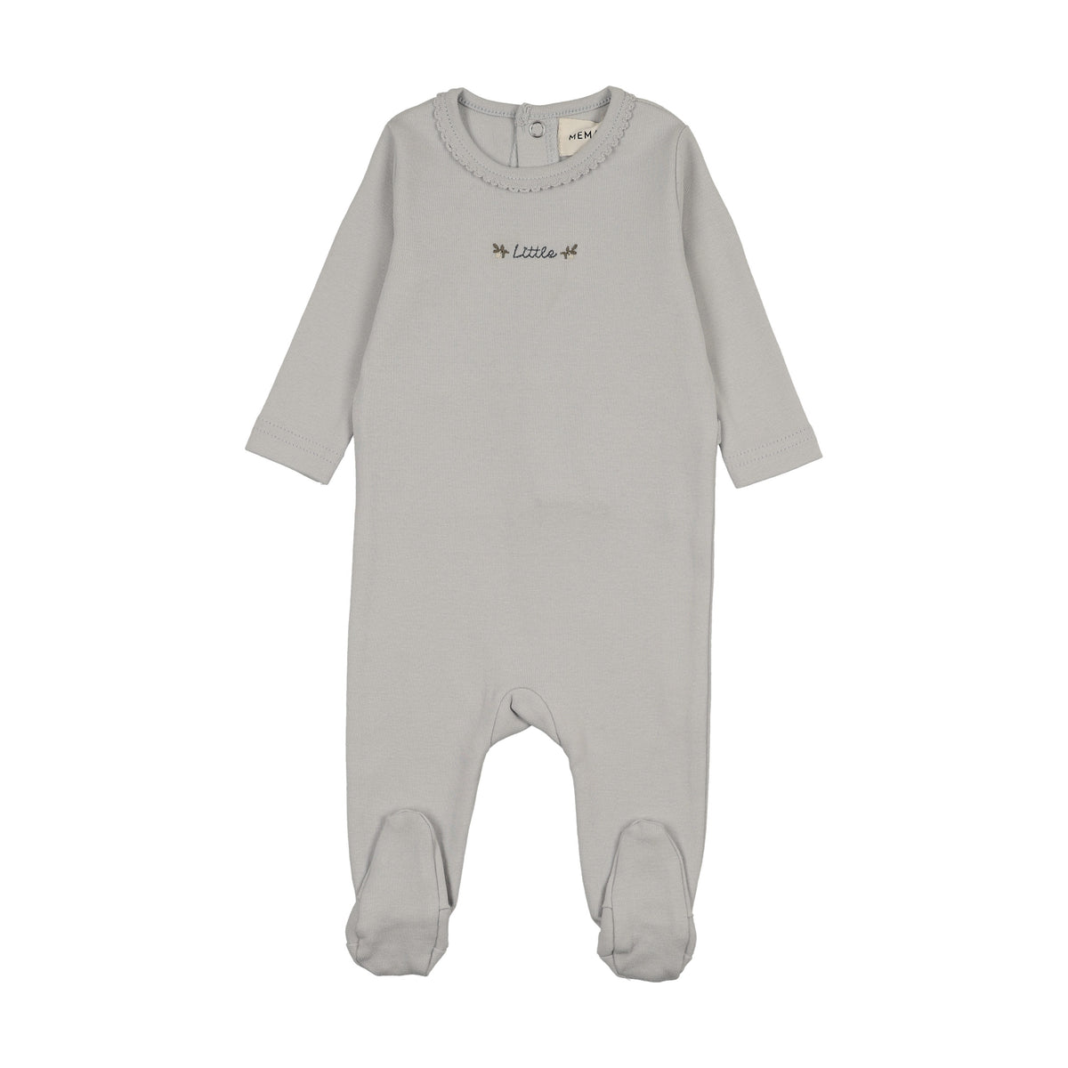FLORAL EMBROIDERY FOOTIE-4