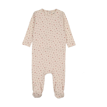 FLORAL PRINT SNAP BACK FOOTIE