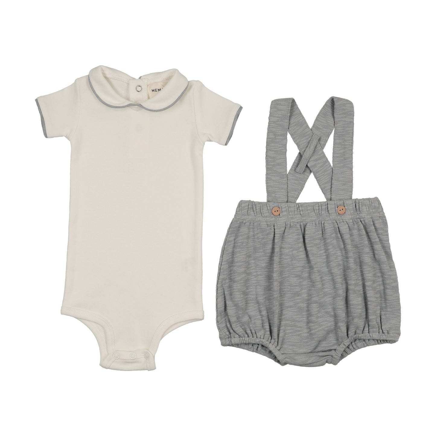 SHORT OVERALL + ONESIE SET