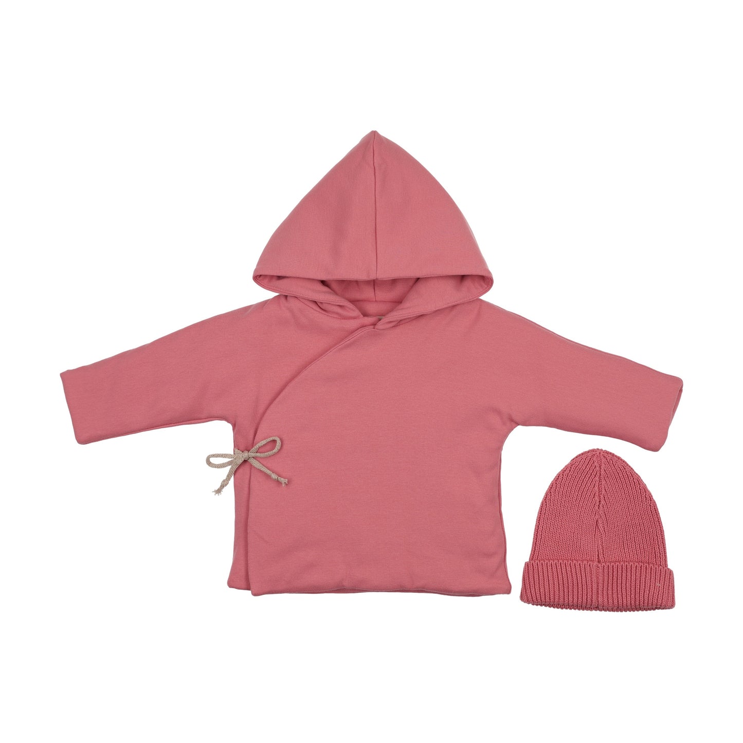 QUILTED JACKET + KNIT BEANIE