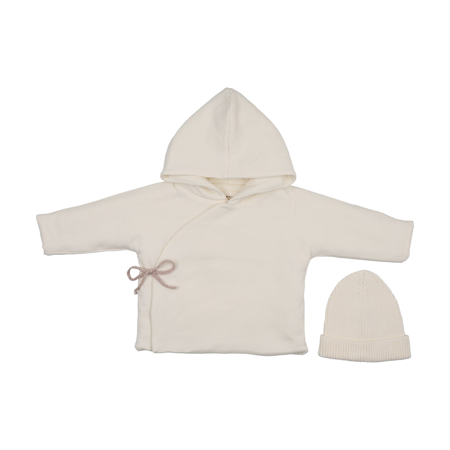 QUILTED JACKET + KNIT BEANIE