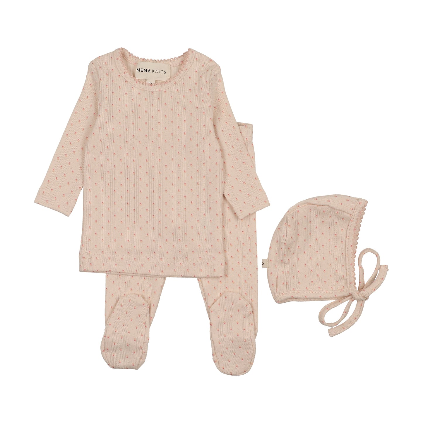 TULIP PRINT 2-PIECE SET + BONNET