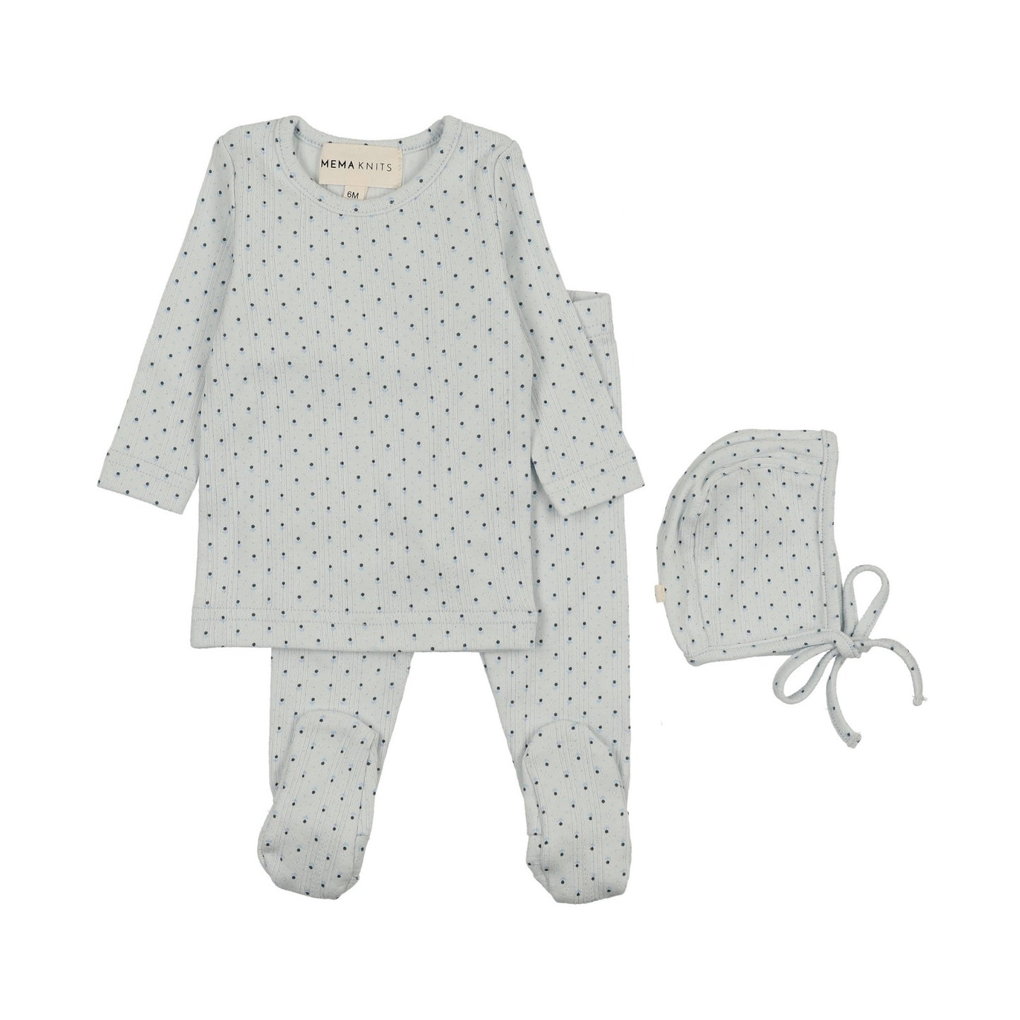 TULIP PRINT 2-PIECE SET + BONNET
