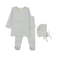 TULIP PRINT 2-PIECE SET + BONNET