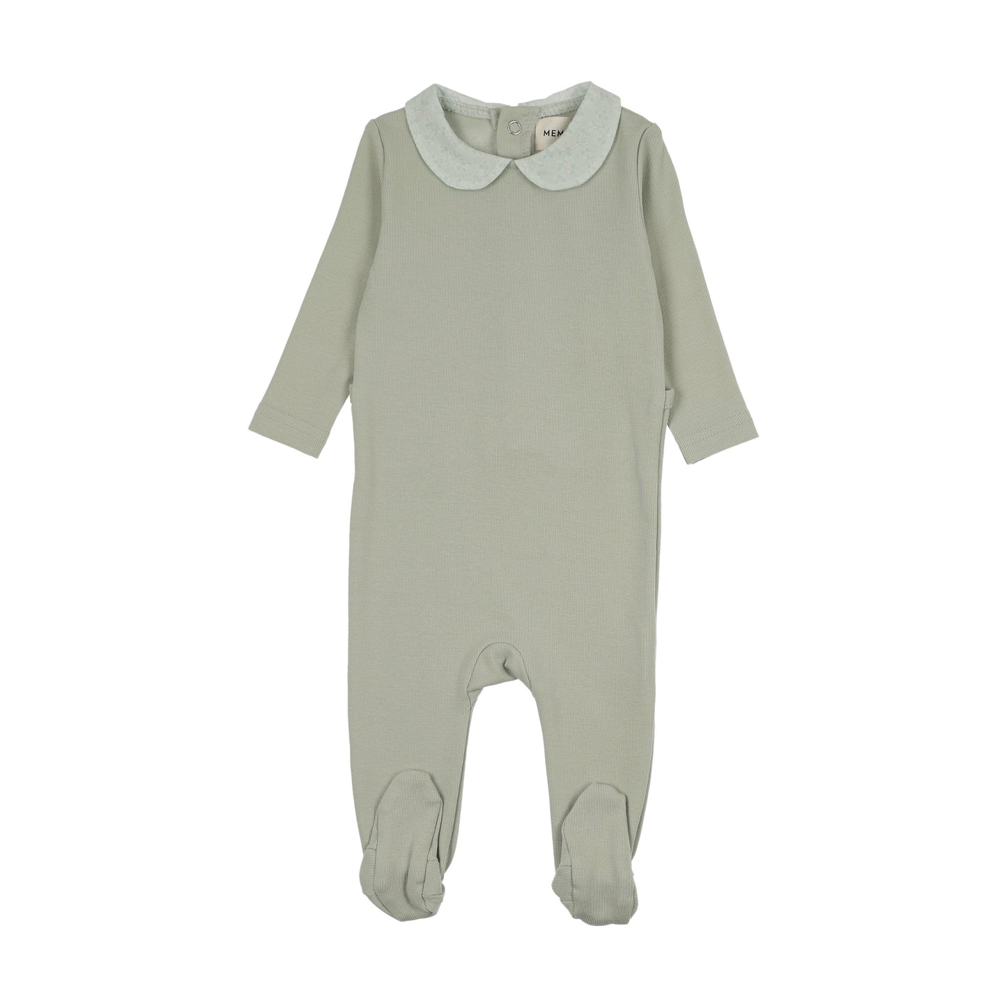 PRINTED COLLAR FOOTIE