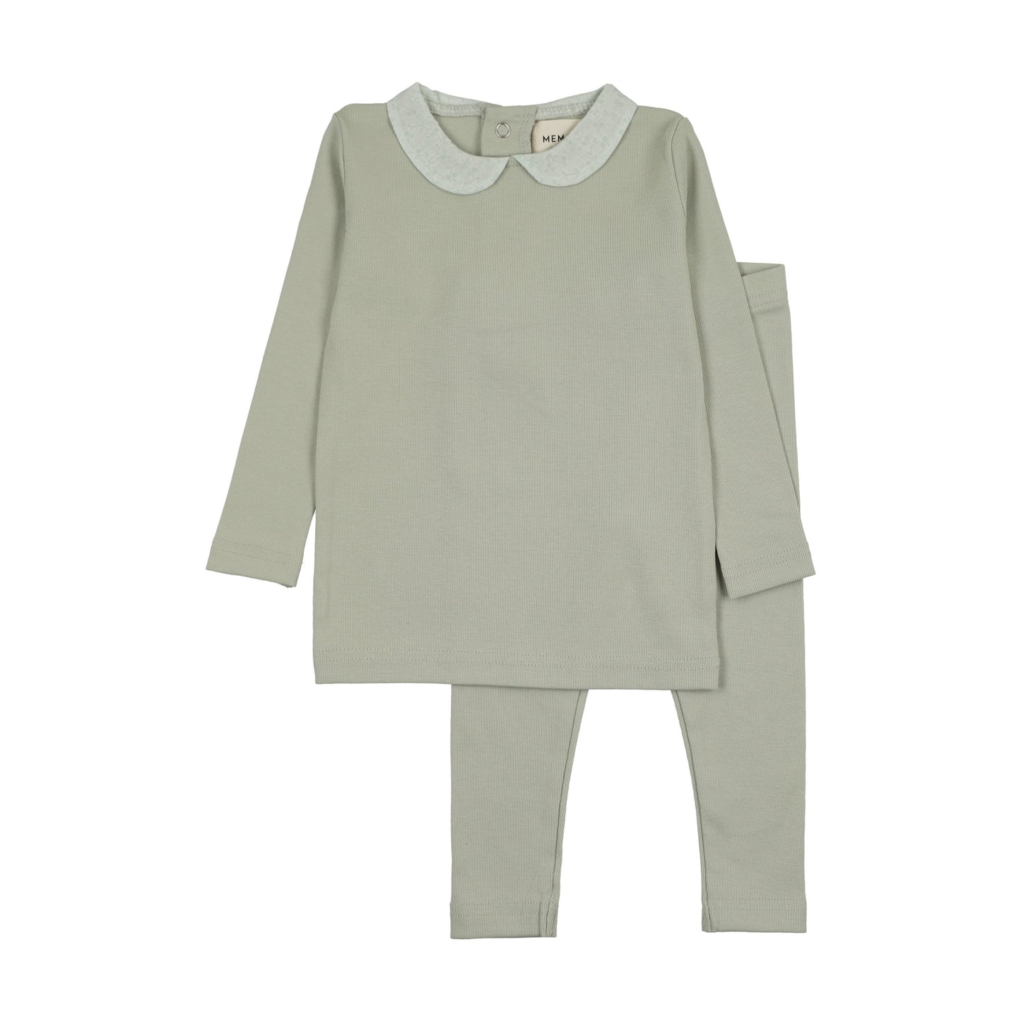 2-PIECE SET WITH PRINTED COLLAR