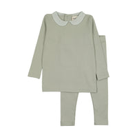 2-PIECE SET WITH PRINTED COLLAR