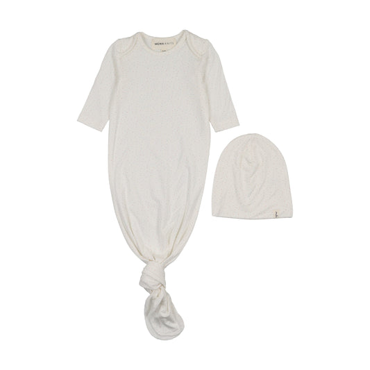 POLKA DOT SLEEP BAG + BEANIE