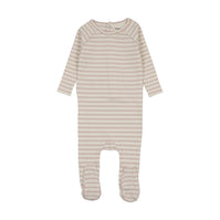 RIB STRIPE FOOTIE