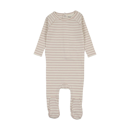 RIB STRIPE FOOTIE