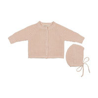 KNIT JACKET + BONNET