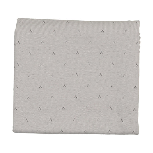 POINTELLE KNIT BLANKET