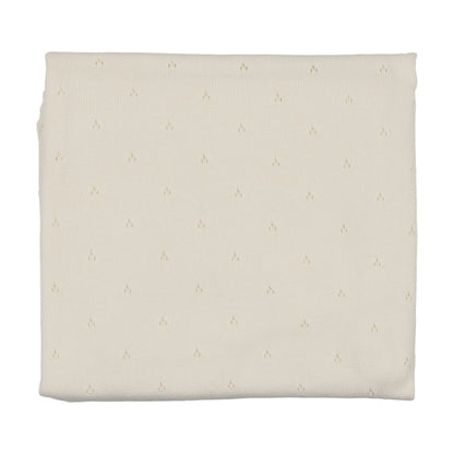 POINTELLE KNIT BLANKET