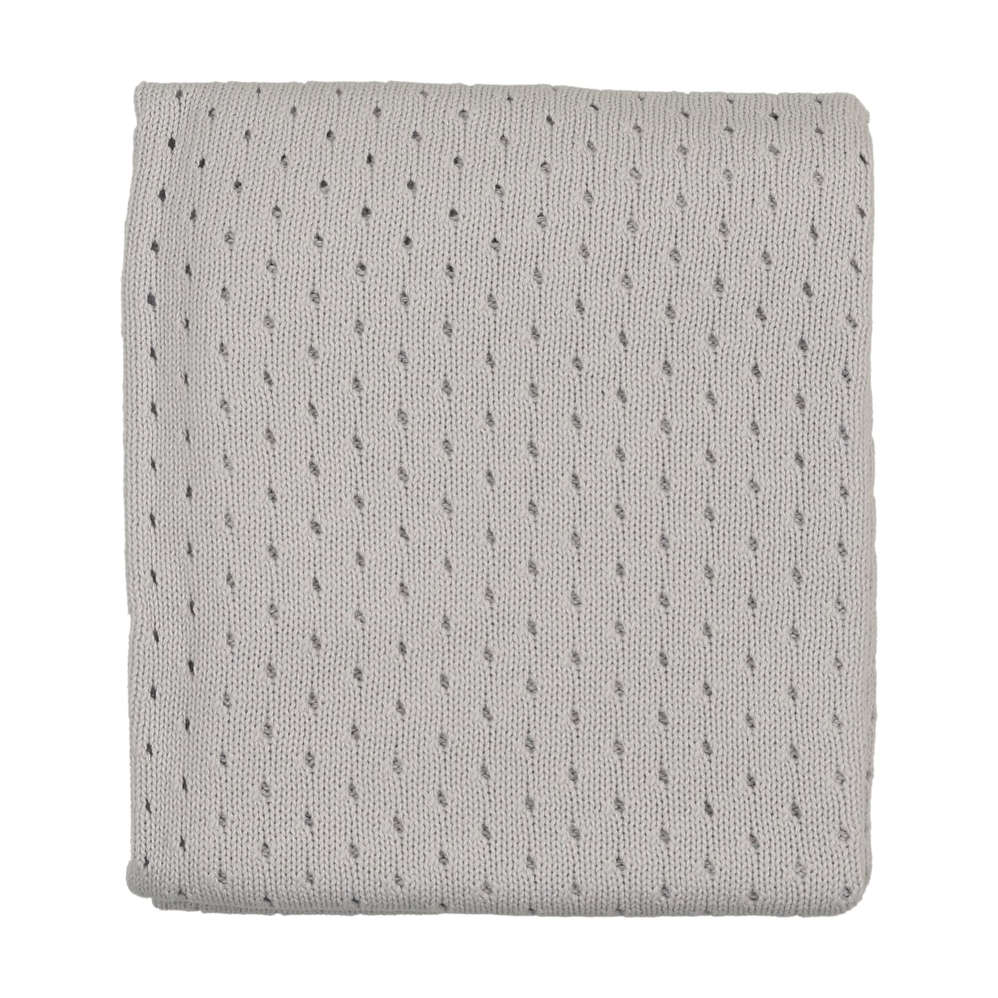 FINE POINTELLE KNIT BLANKET