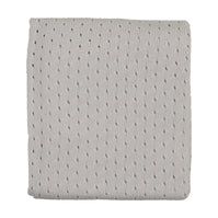 FINE POINTELLE KNIT BLANKET