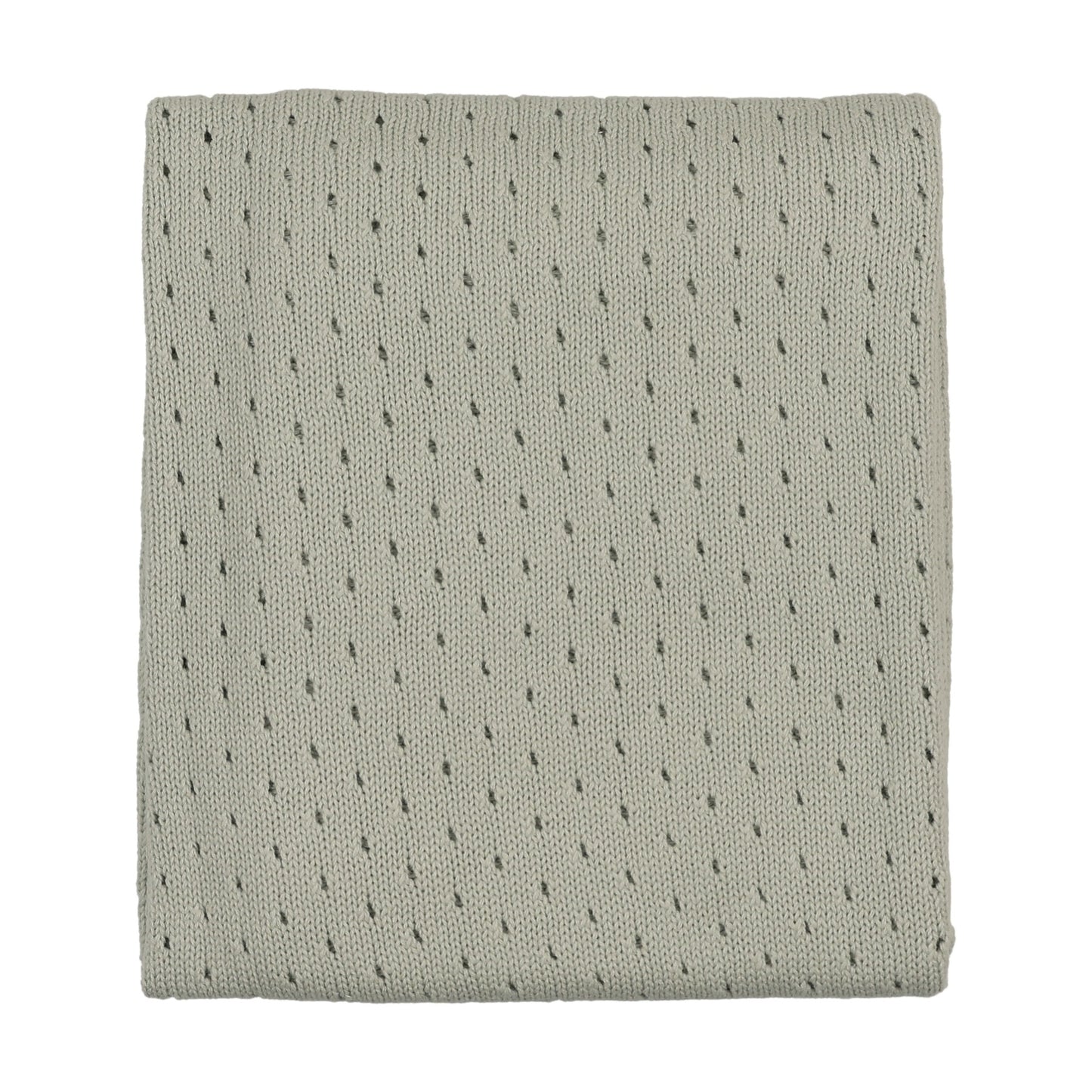 FINE POINTELLE KNIT BLANKET
