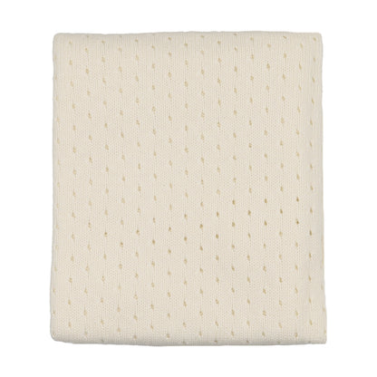 FINE POINTELLE KNIT BLANKET