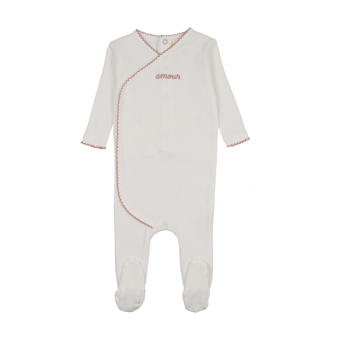 AMOUR EMBROIDERED FOOTIE
