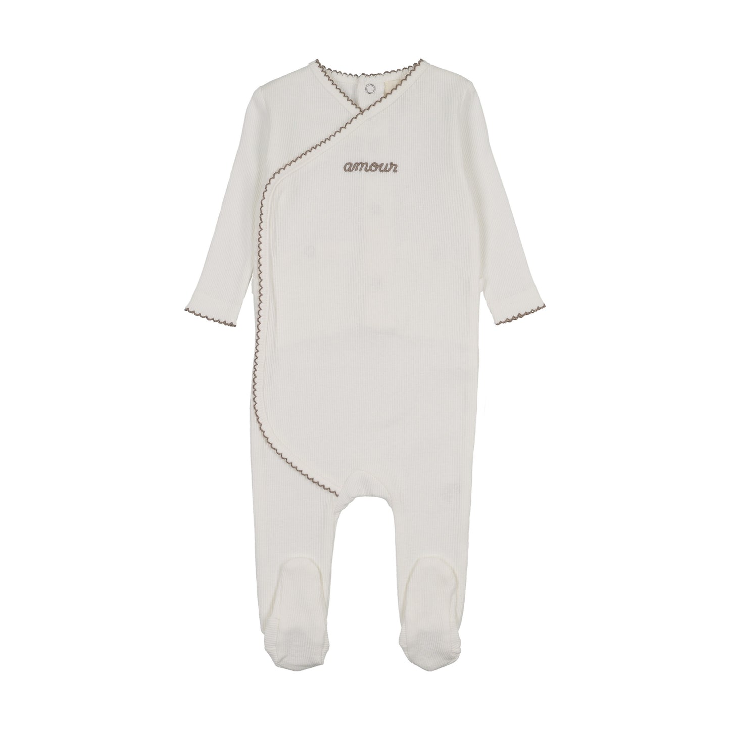 AMOUR EMBROIDERED FOOTIE
