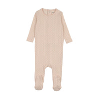 POINTELLE TULIP PRINT FOOTIE