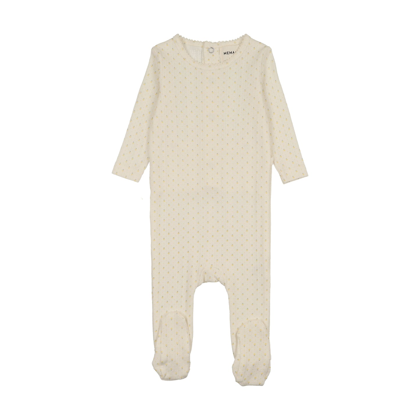 POINTELLE TULIP PRINT FOOTIE