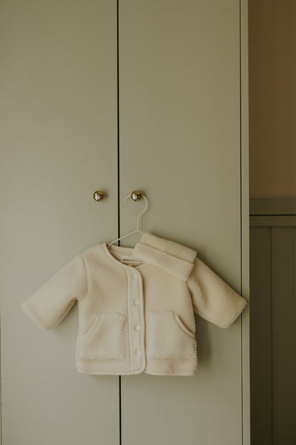 Sherpa Jacket + Beanie