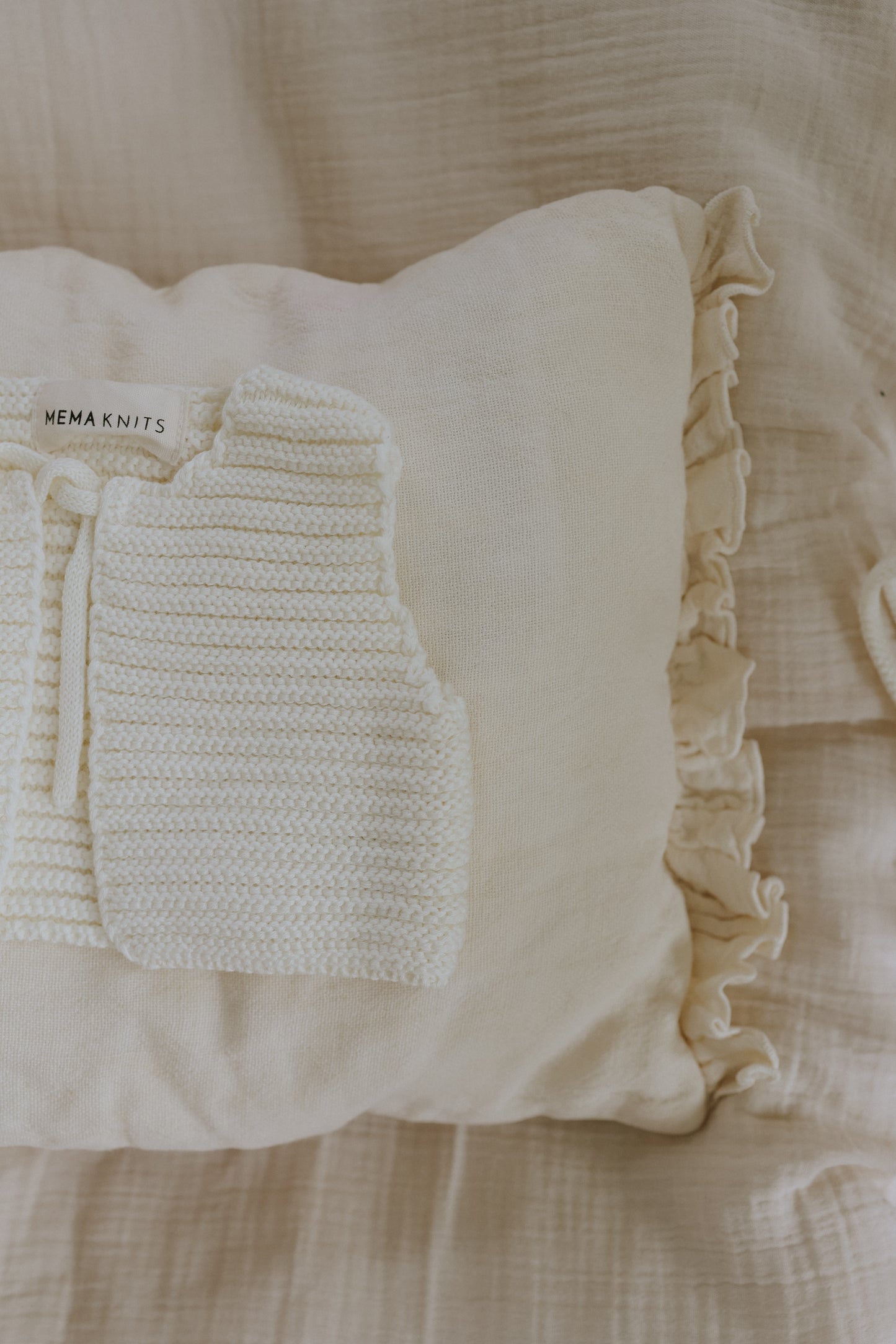 Knit Crop Vest + Bonnet