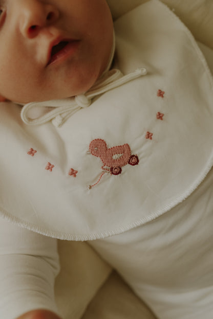 Embroidered Duck Footie + Bonnet + Bib